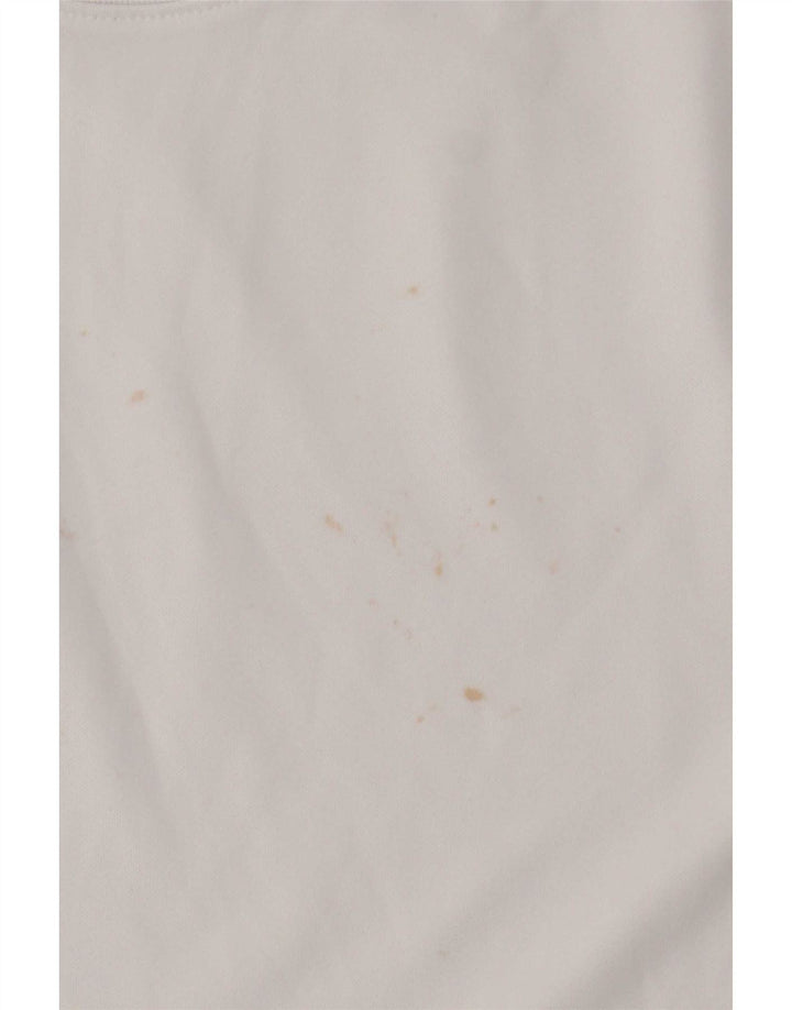 Nike Herre Dri Fit Slim T-Shirt Top Medium White Polyester