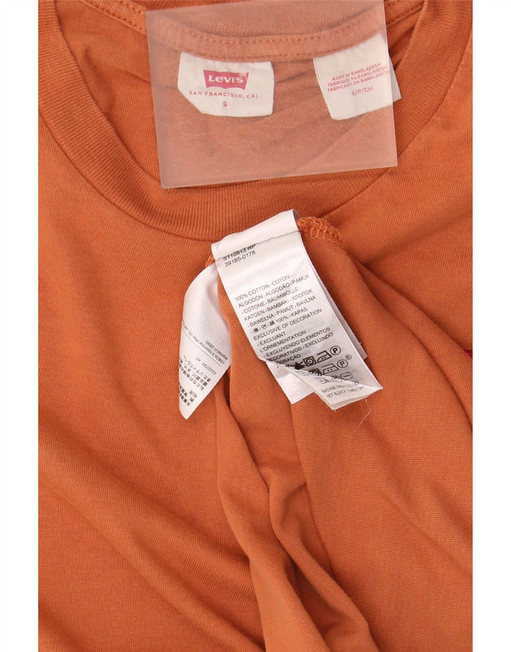 Levi's Herre T-Shirt Top Lille Orange Bomuld