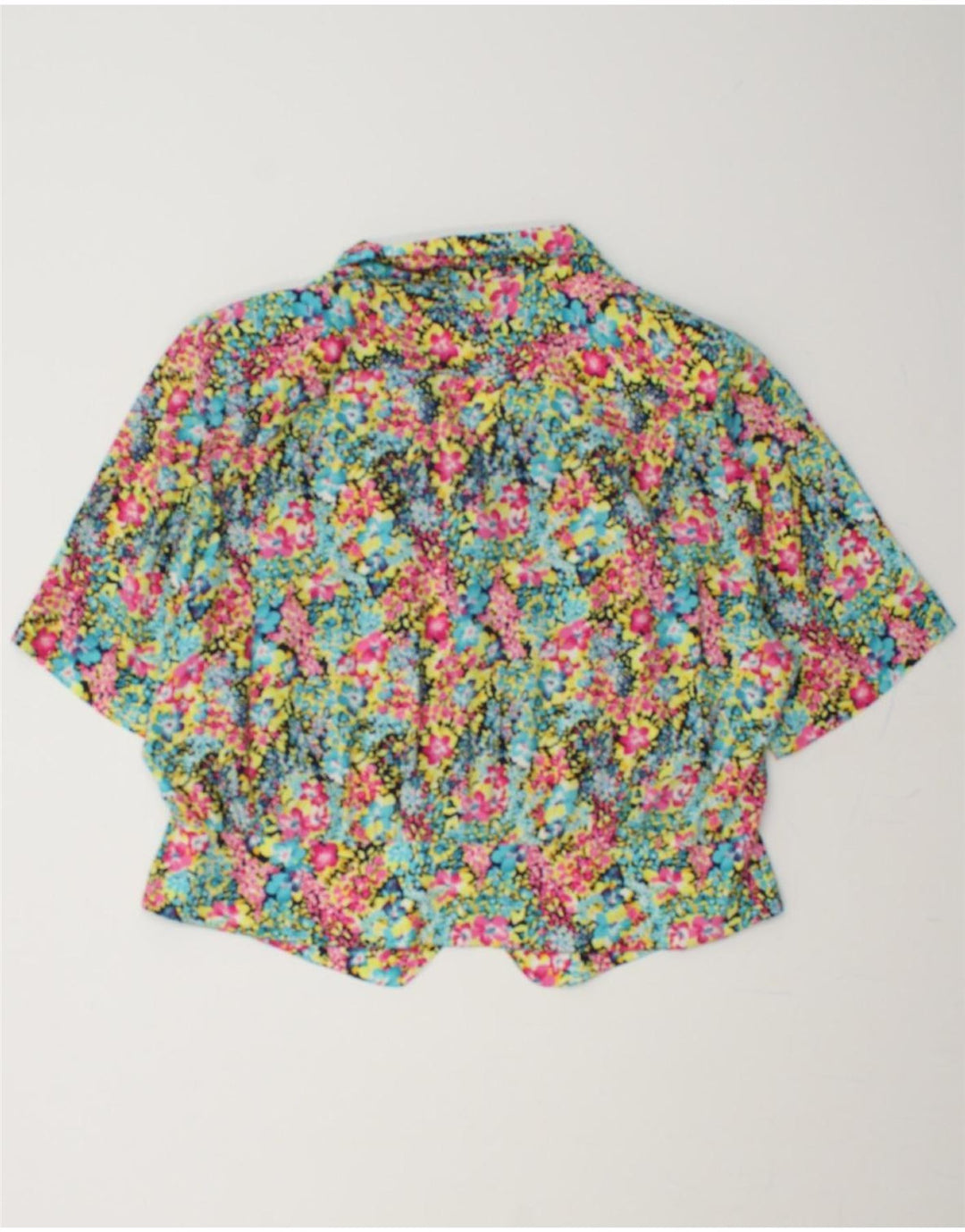LORENA Womens Short Sleeve Shirt Blouse IT 52 2XL Multicoloured Floral Vintage Lorena and Second-Hand Lorena from Messina Hembry 