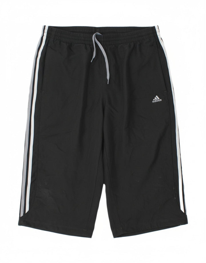 ADIDAS Mens Climalite Sport Shorts Large  Black Polyester