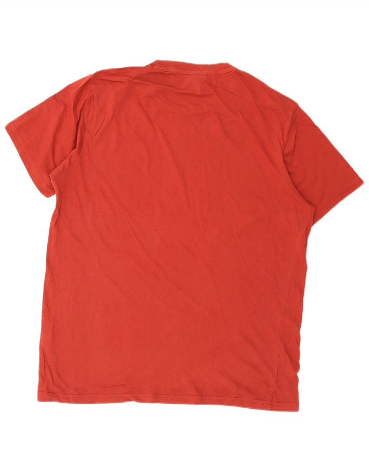 CHAMPION Herre T-Shirt Top XL Rød Bomuld