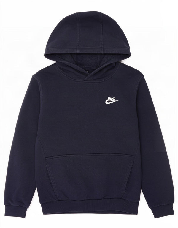 Nike Boys Hoodie Jumper 12-13 år Stor marineblå bomuld