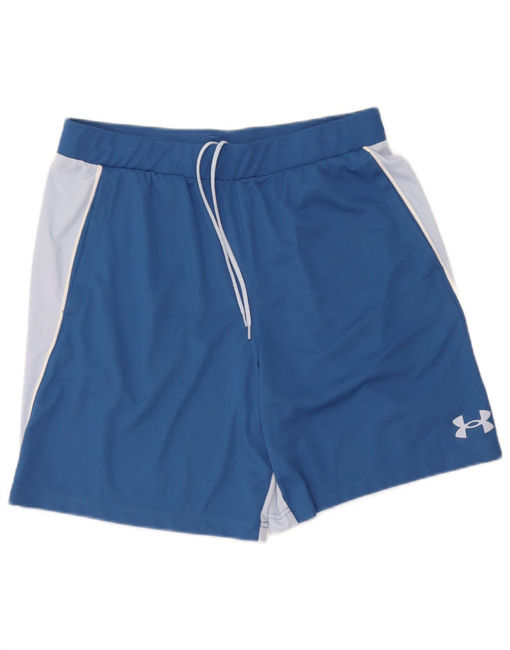 Under Armour Herre Sportshorts Store Blå Colourblock Polyester