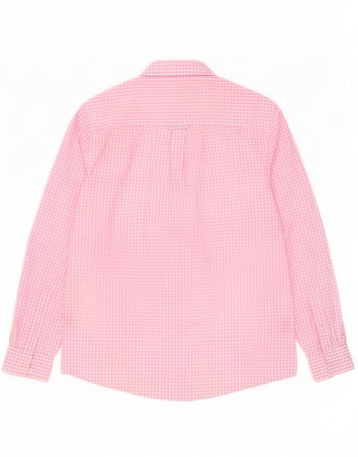 Crew Clothing Herre Classic Fit skjorte Medium Pink Gingham Cotton
