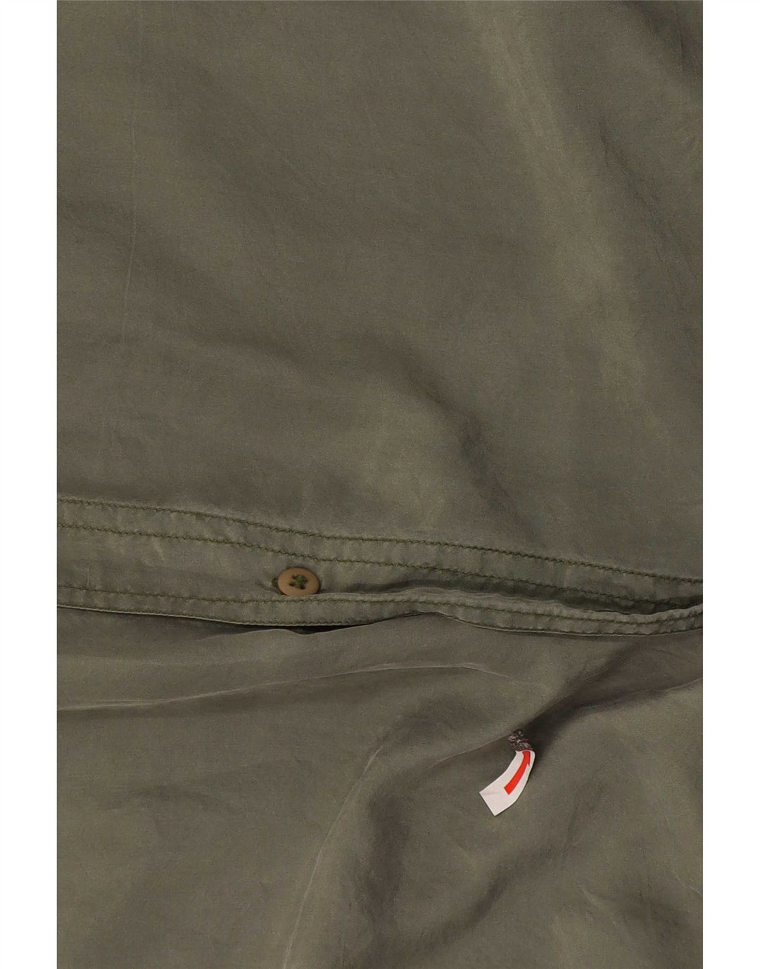 Bogari Kortærmet Herreskjorte Medium Khaki Silke