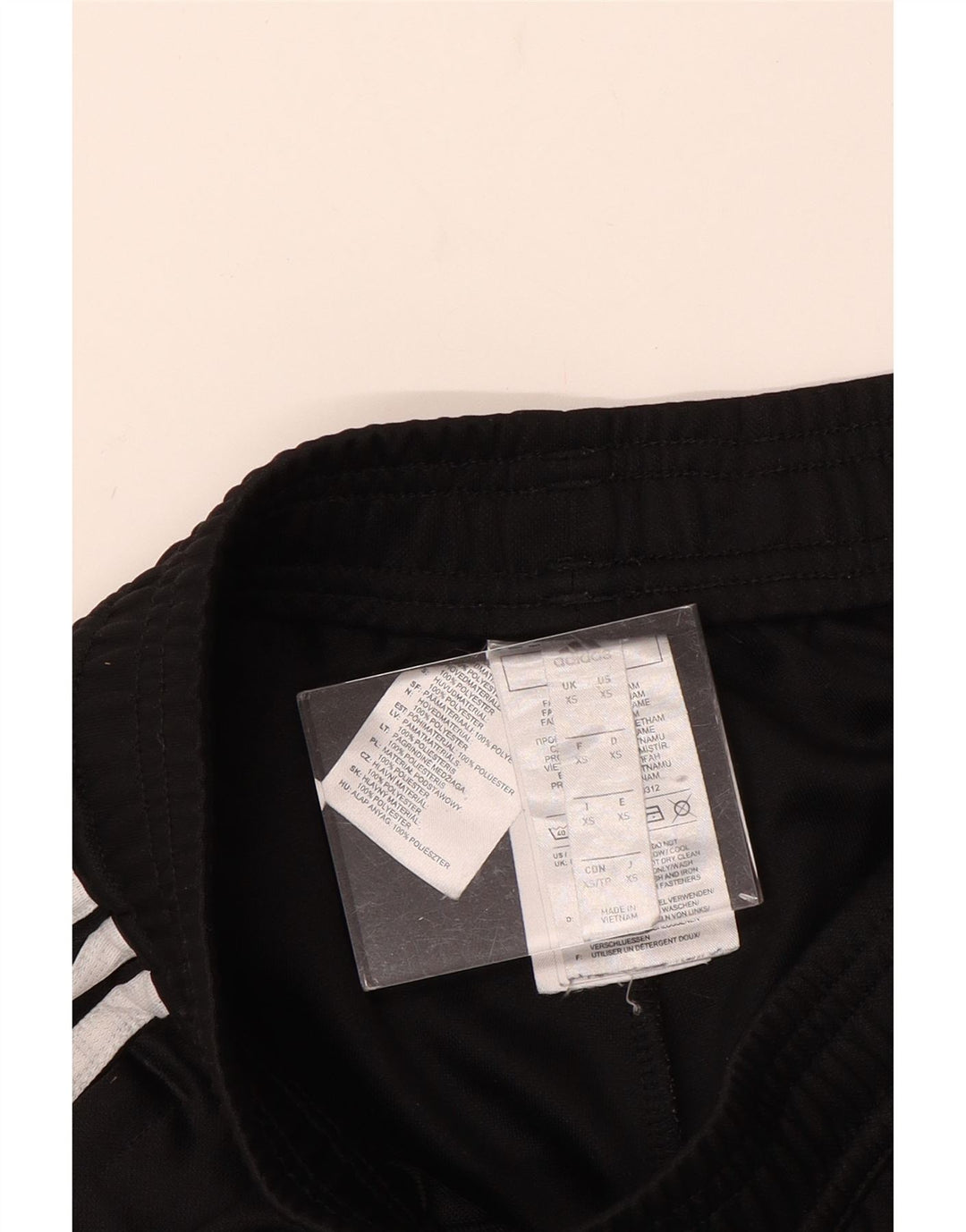 ADIDAS træningsdragt bukser til kvinder UK 6 XS sort polyester