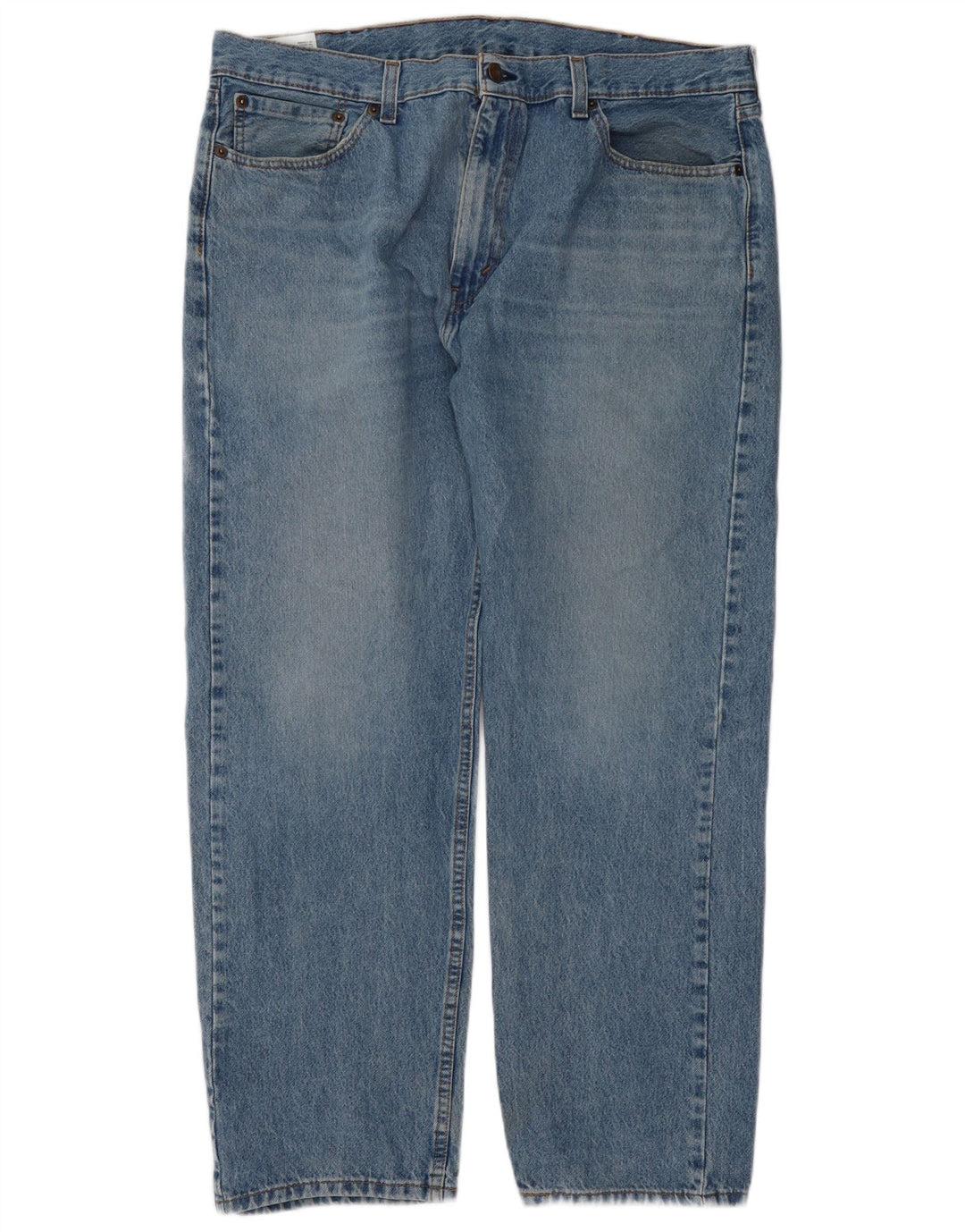 Levi's Herre 505 Straight Jeans W38 L30 Blå Bomuld