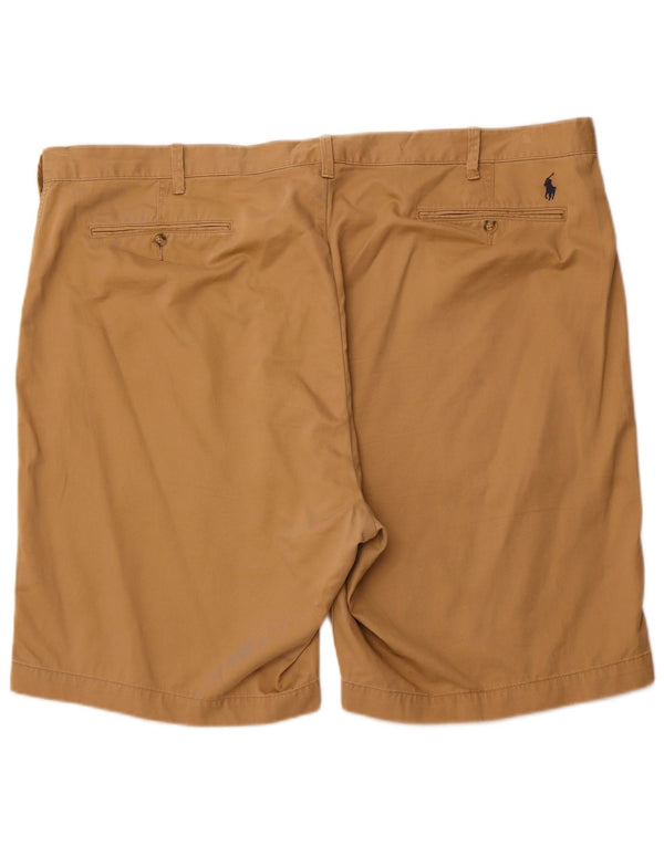 RALPH LAUREN Herre Classic Fit Chino Shorts W48 4XL Beige Bomuld