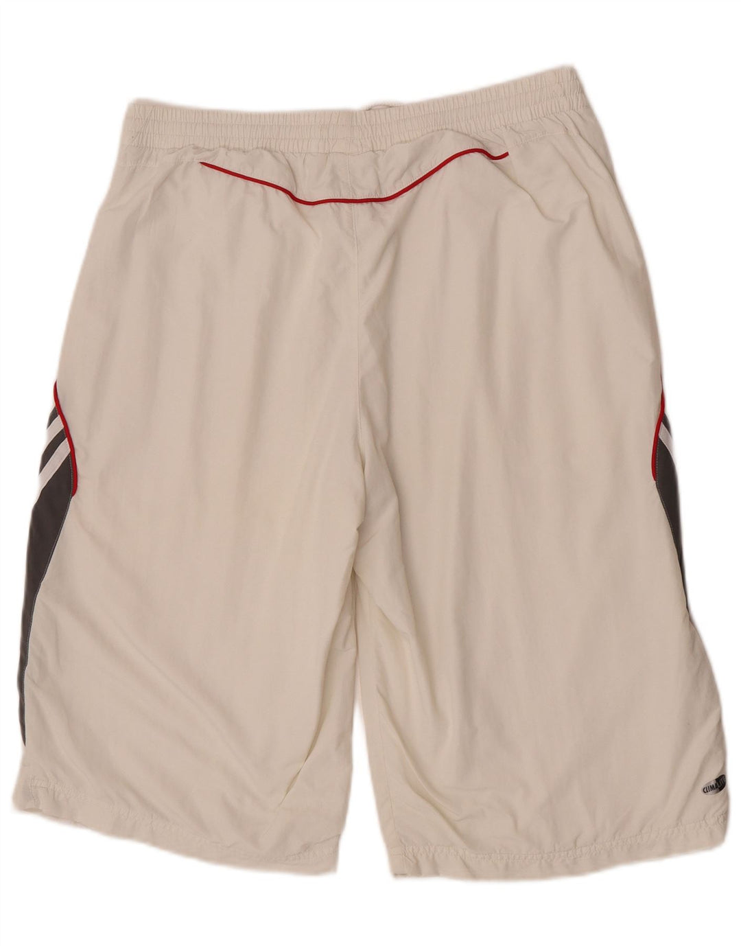 Adidas Herre Climalite Sportshorts Large White Colourblock Polyester