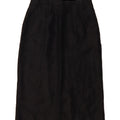 VINTAGE Womens Midi Straight Skirt EU 38 Medium W28  Black Check Cotton Vintage Vintage and Second-Hand Vintage from Messina Hembry 