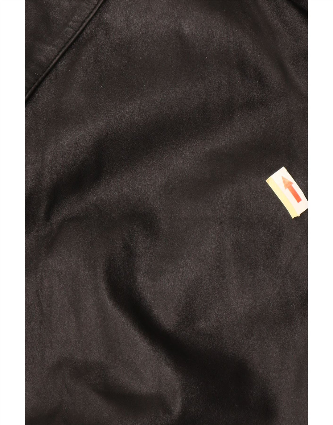 Herre læderfrakke EU 50 Large Black Læder