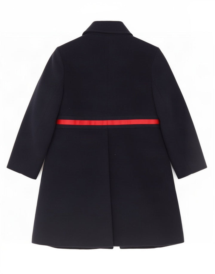 Monsoon Girls Overfrakke 7-8 år Navy Blue Colourblock Polyester