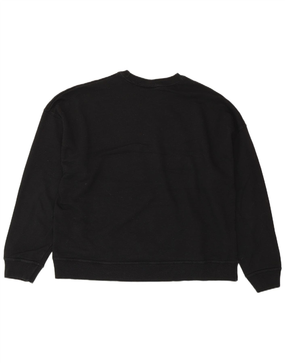 CHAMPION Dame Grafisk Oversized Sweatshirt Jumper UK 18 XL Sort