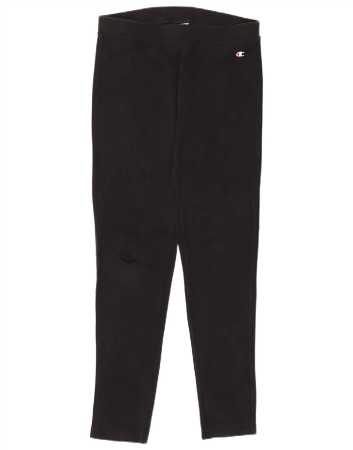 Champion Womens Leggings UK 12 Medium Black