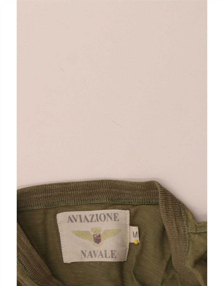 Aviazione Navale Herre Top Langærmet Medium Khaki Flecked