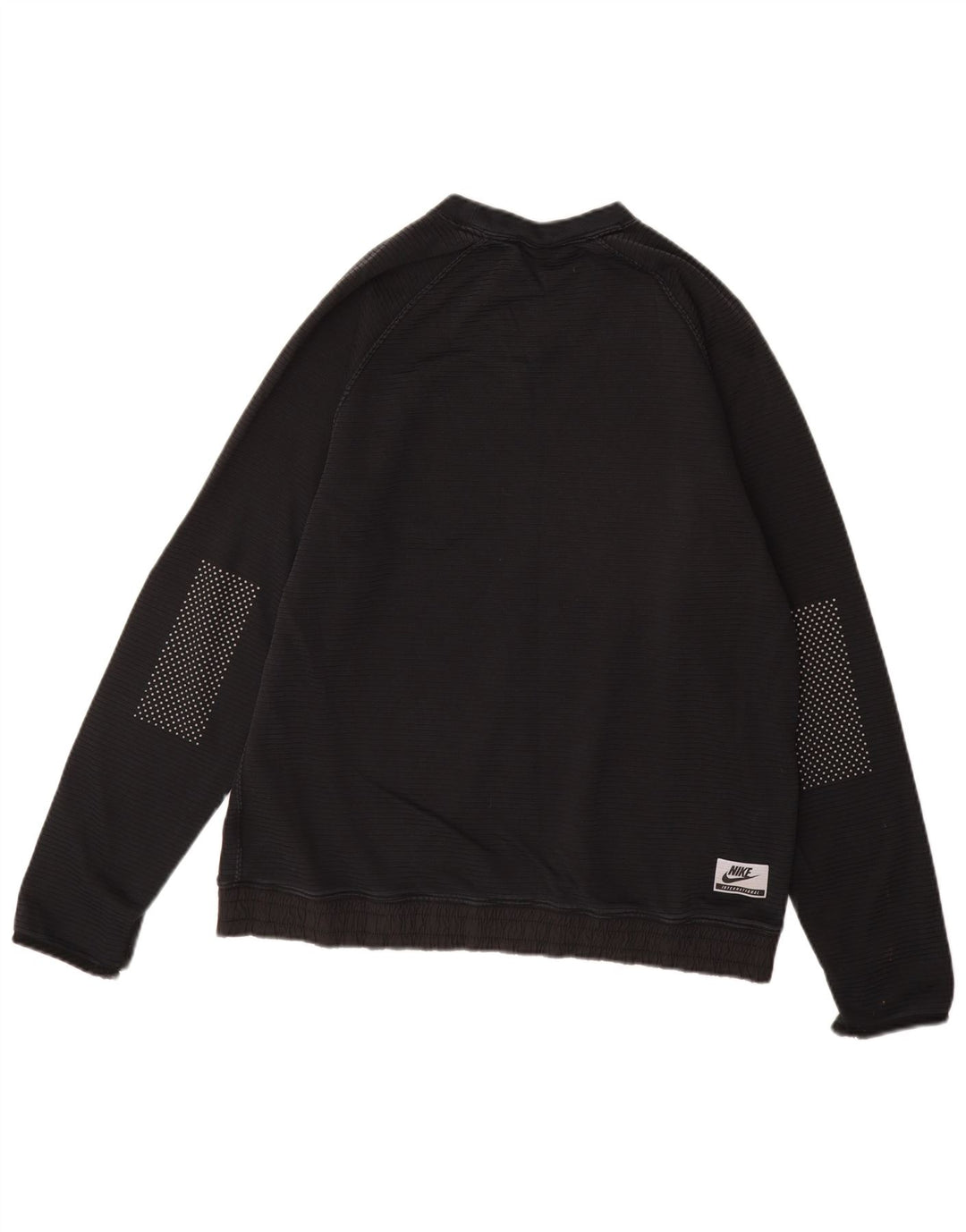 NIKE Sweatshirt til mænd, stor sortstribet bomuld