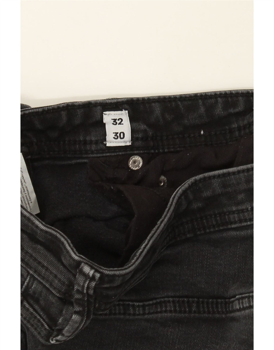 JACK & JONES Mens GLENN Slim Jeans W32 L27 Grey Cotton Vintage Jack & Jones and Second-Hand Jack & Jones from Messina Hembry 