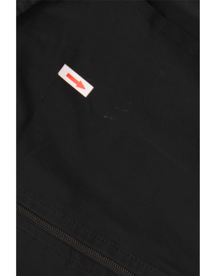 Hugo Boss Dame Langærmet Skift Kjole UK 10 Small Black Polyester