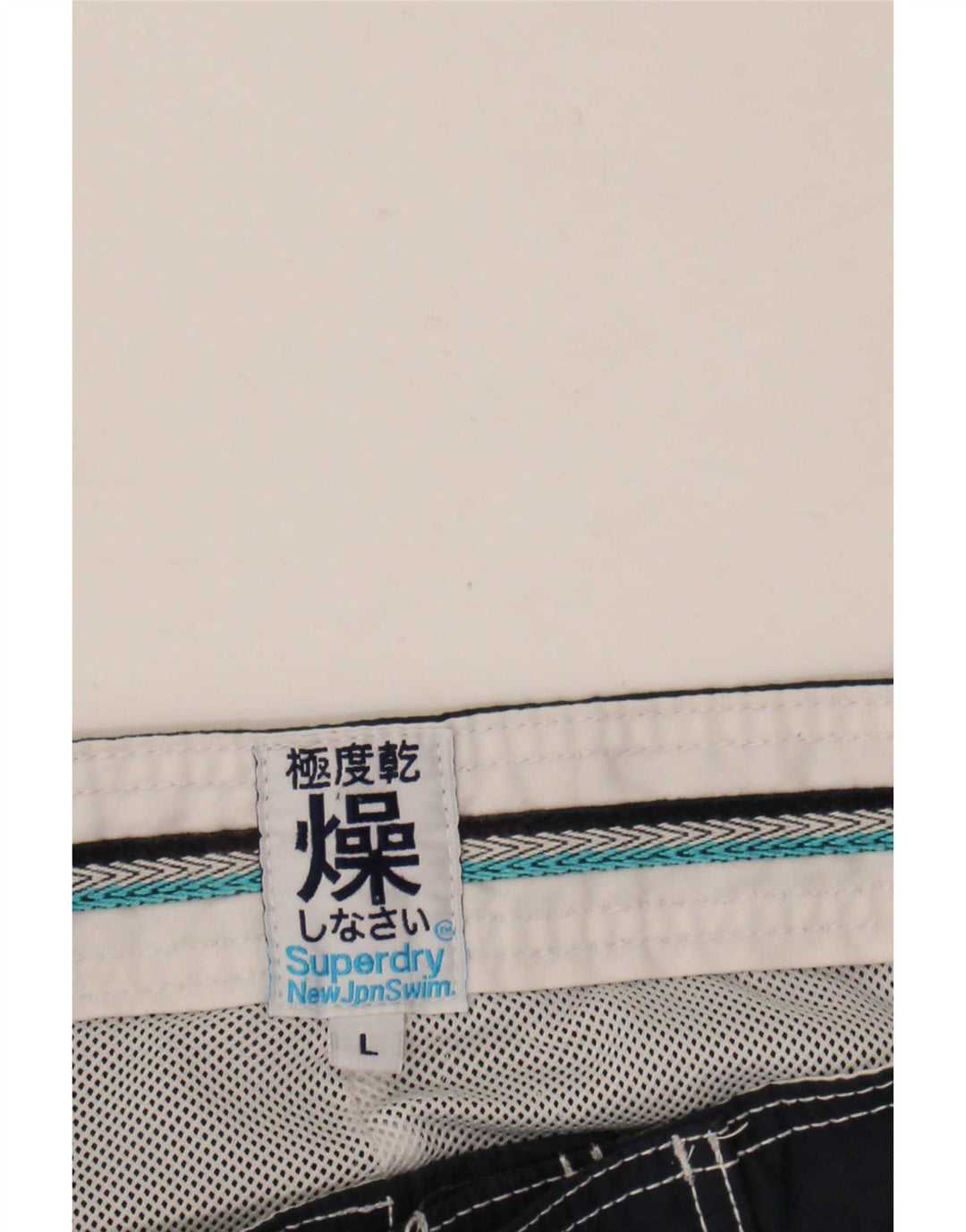 Superdry grafiske badeshorts til mænd store marineblå
