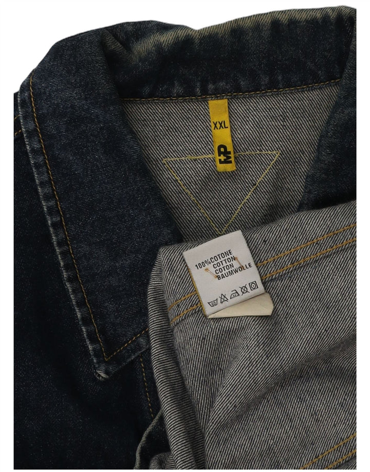 Meltin' Pot Herre denimjakke UK 44 2XL Blå Bomuld