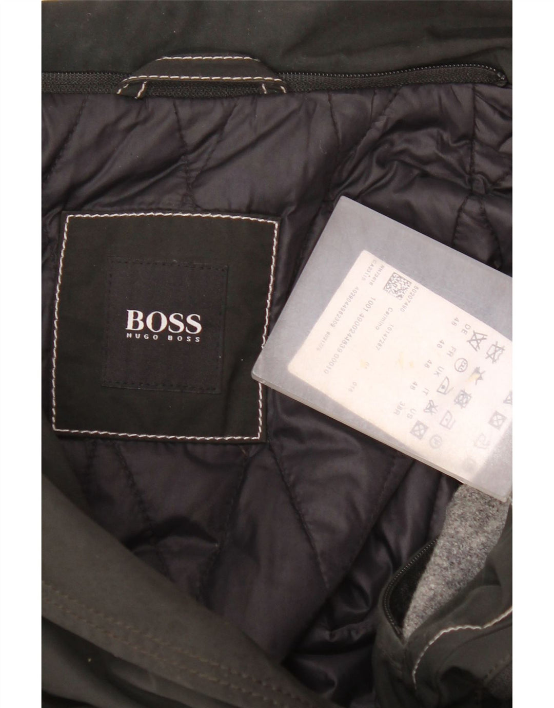 Hugo Boss Herre Utility Jacket EU 48 Medium Sort Polyester