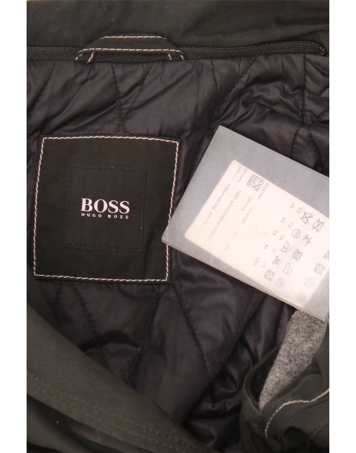Hugo Boss Herre Utility Jacket EU 48 Medium Sort Polyester