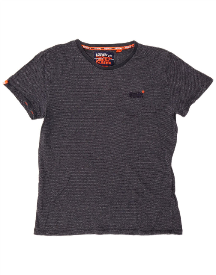 Superdry T-shirt top til mænd Stor marineblå bomuld