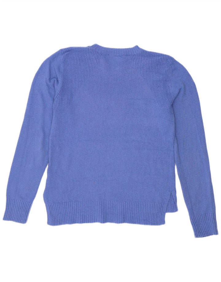 Oasis Dame sweater med rund hals DK 14 Medium Blue Polyester
