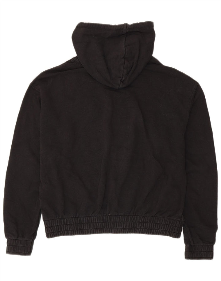 PUMA Oversized hættetrøje til kvinder UK 14 Medium Sort Bomuld