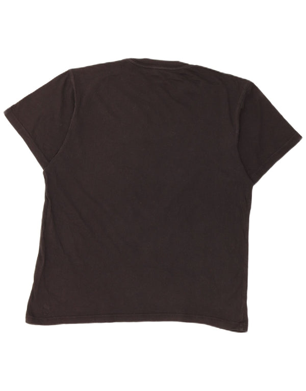 Vans Herre Slim Fit Grafisk T-Shirt Top Medium Sort Bomuld