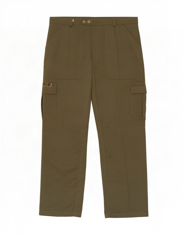 Vintage Herre Straight Cargo Bukser IT 50 Large W32 L32 Khaki