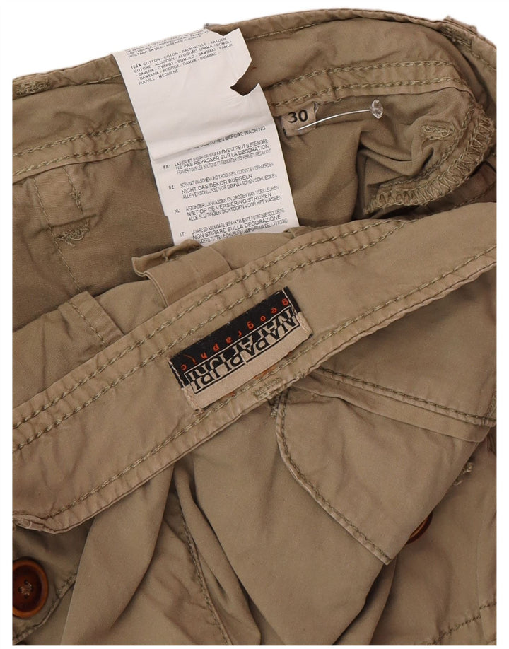 Napapijri Herre Cargo Shorts W30 Medium Khaki Bomuld