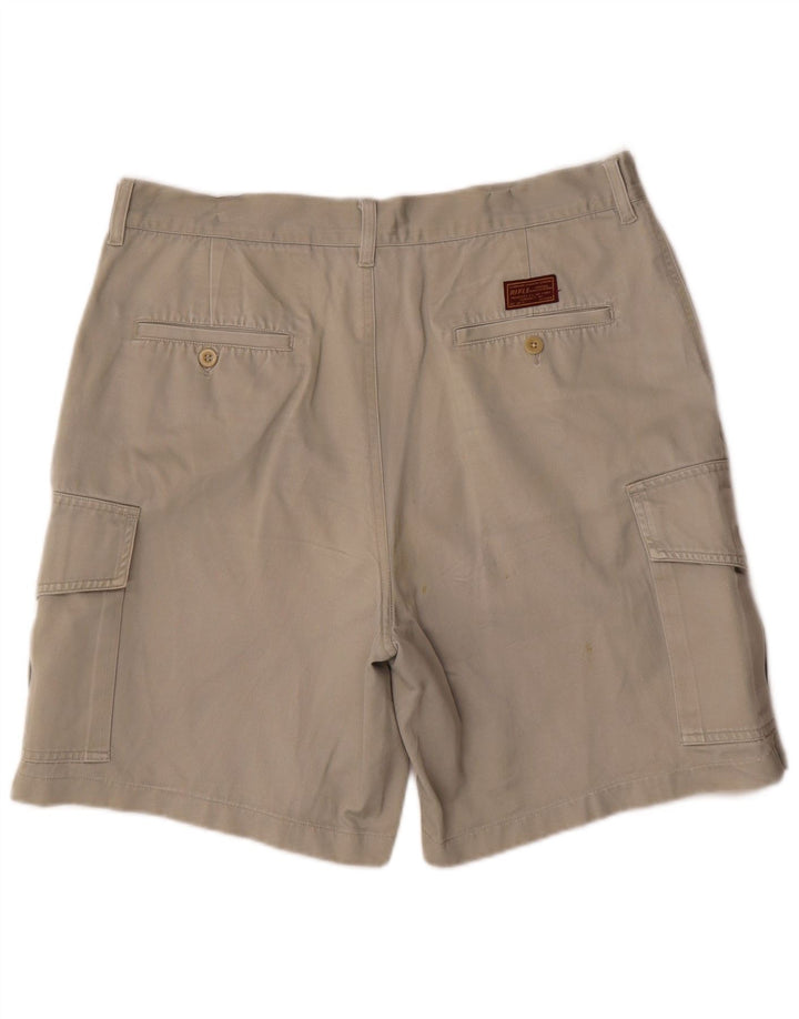 Rifle Herre Cargo Shorts W36 Stor Grå Bomuld