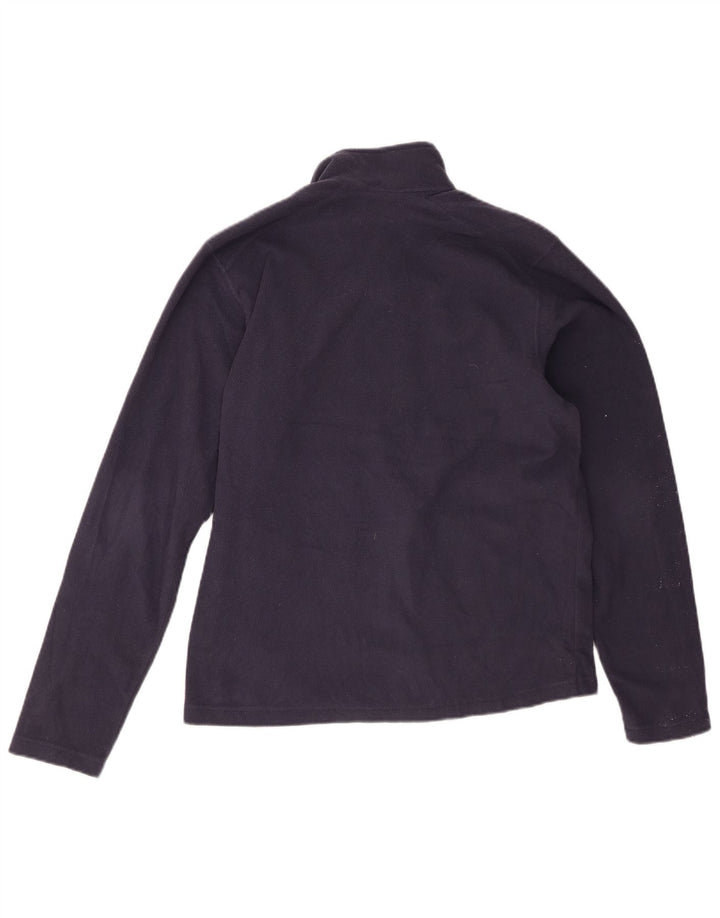 HELLY HANSEN Mens Fleece Jacket UK 40 Large Navy Blue Polyester