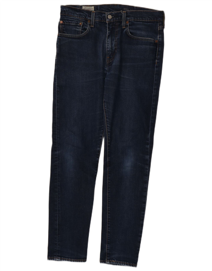 Levi's Herre 512 Slim Tapered Jeans W31 L32 Marineblå Bomuld