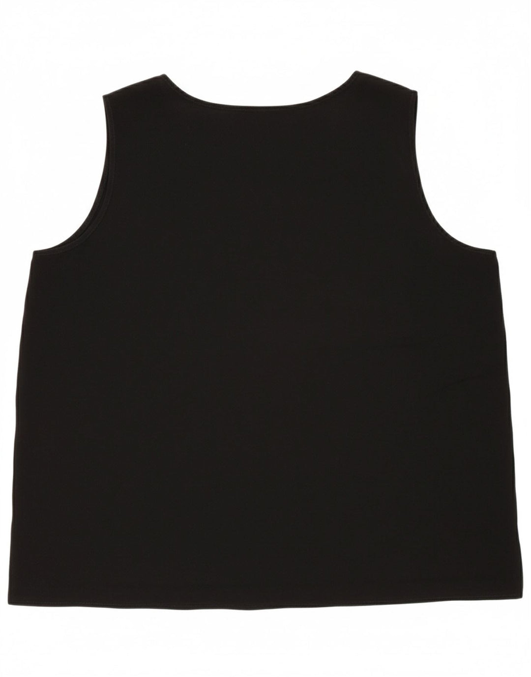 ST. BERNARD Womens Sleeveless Blouse Top UK 20 2XL Black Polyester