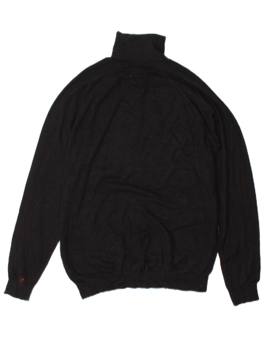 Zara Dame Rullehals Sweater UK 10 Lille Sort