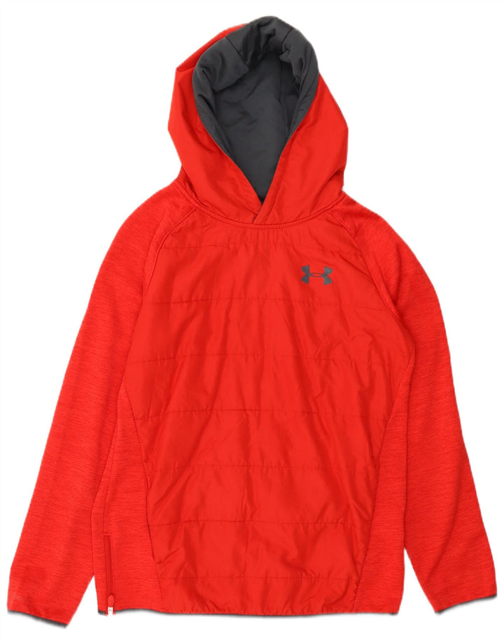 UNDER ARMOUR Drenge hættetrøje 13-14 år XL Rød Polyester