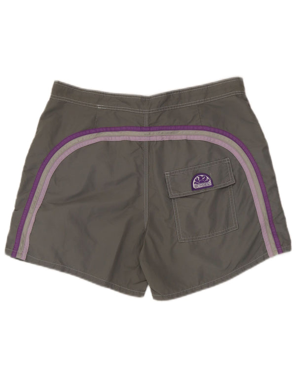 Sundek Mens Swimming Shorts Medium Grey Nylon