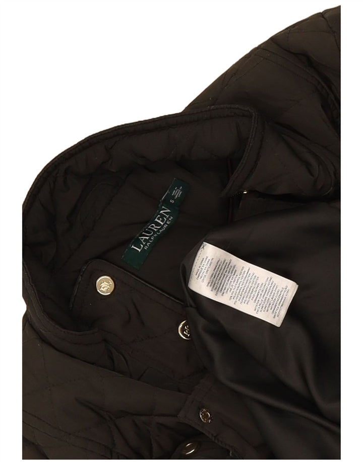 Ralph Lauren Quiltet jakke til kvinder UK 10 Small Khaki Polyethylene