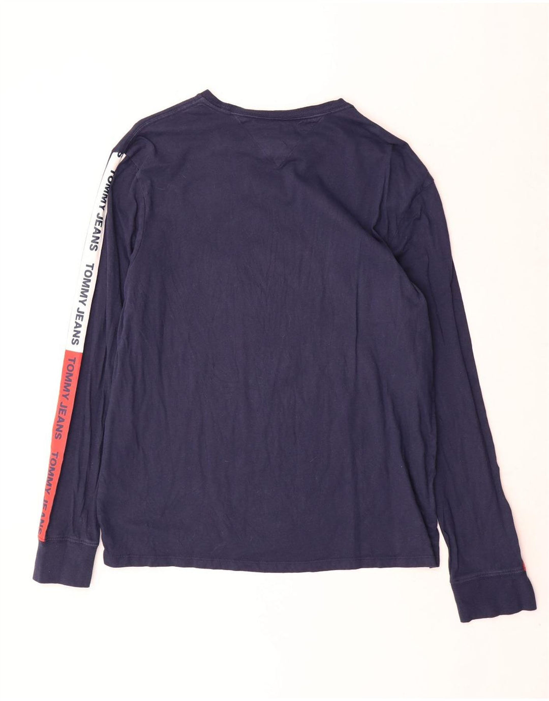 Tommy Hilfiger Herre Grafisk Top Langærmet Stor Navy Blue Colourblock