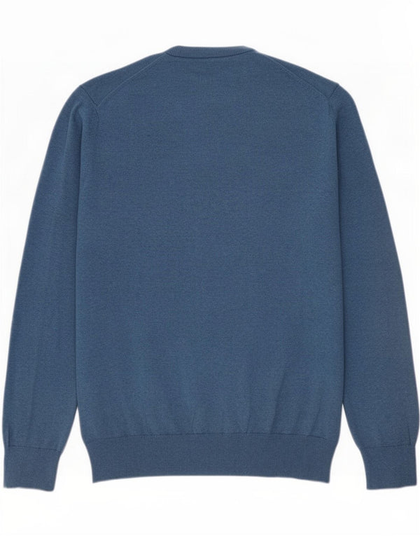 Marks & Spencer Herre sweater med rund hals XL blå bomuld