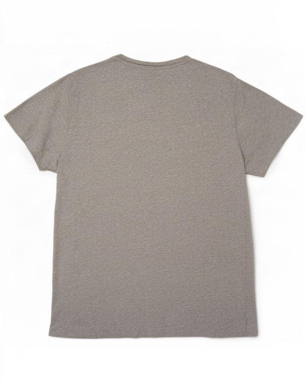 Levi's Mens Graphic T-Shirt Top XL Grey Flecked