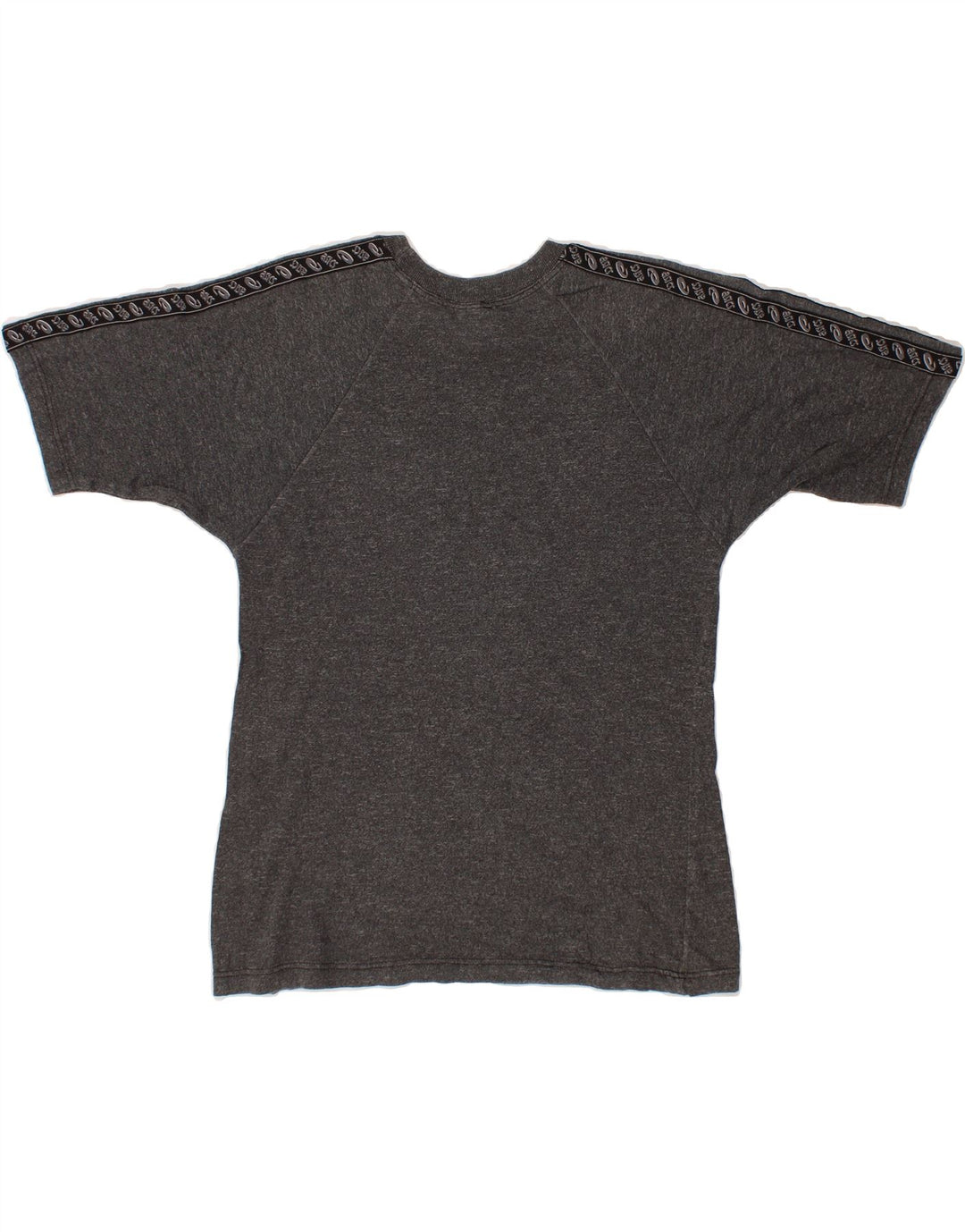 ASICS Womens T-Shirt Top Medium Grey Flecked Cotton Vintage Asics and Second-Hand Asics from Messina Hembry 
