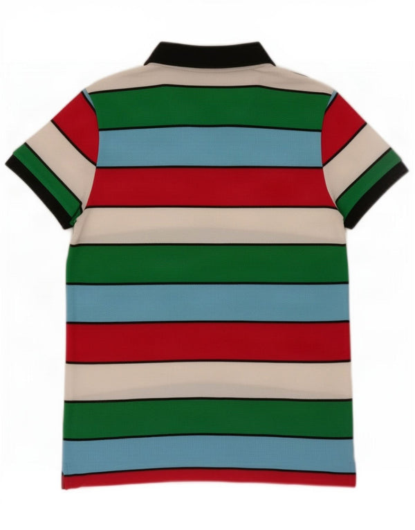 Lacoste Dame Polo Shirt EU 38 Medium Flerfarvet Stribet Bomuld