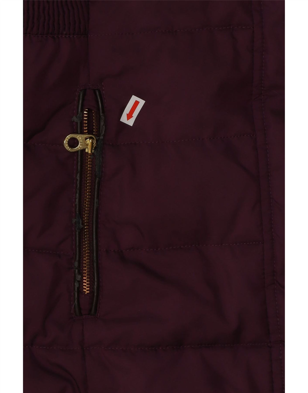 JOULES Womens Oversized hættepolstret frakke UK 8 Lille lilla polyester
