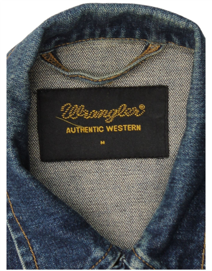Wrangler Herre denimjakke UK 38 Medium Blue Cotton