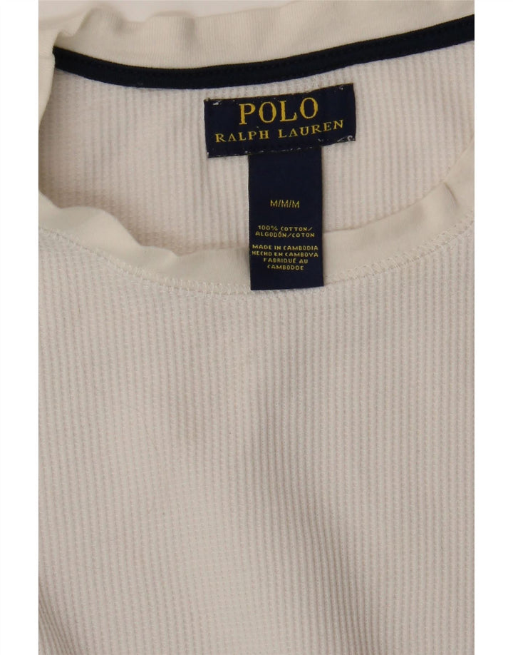 POLO RALPH LAUREN Herre Top Langærmet Medium Hvid Bomuld
