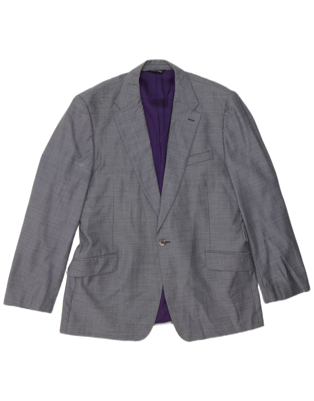 Paul Smith Herre 1-knap blazerjakke UK 38 Medium Grå