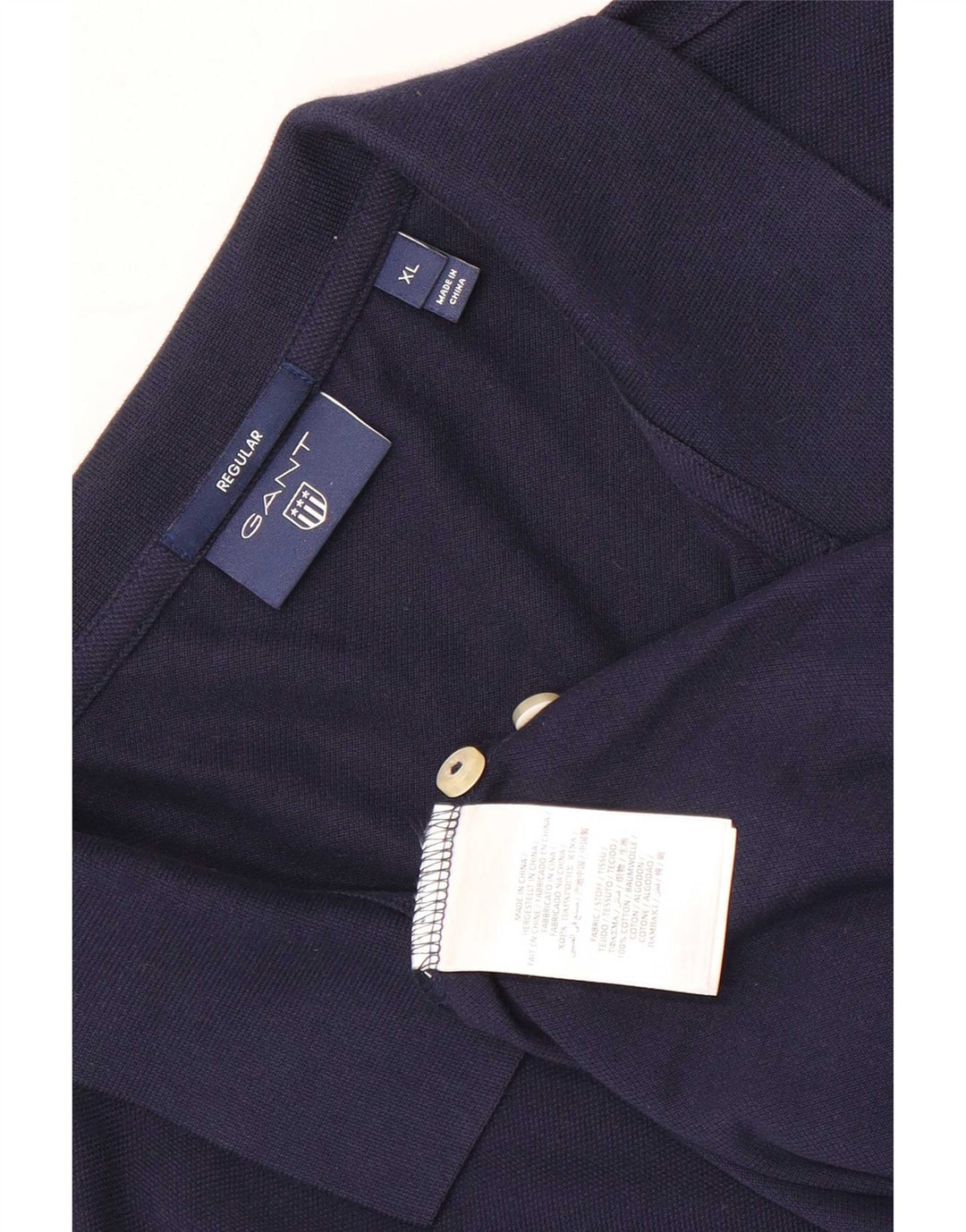 Gant Regular Polo Shirt XL Marineblå Bomuld